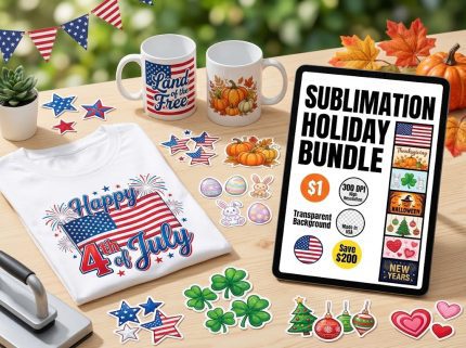 Holiday PNG Bundle 300 DPI sublimation designs
