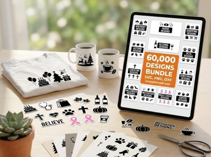 60,000+ Premium SVG Mega Bundle for Cricut
