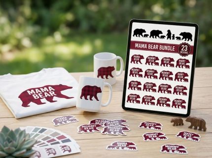 23+ Mama Bear SVG Bundle for Cricut.