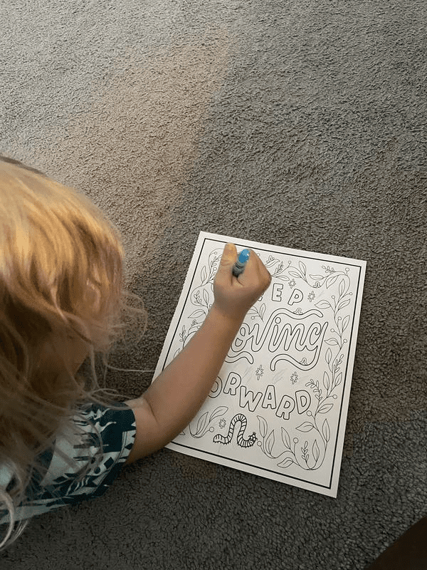 Child Coloring Lucky